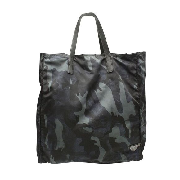 Prada Camouflage Convertible Tote in Green Tessuto Nylon - Picture 1 of 10